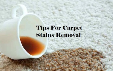 Remove coffee stain on carpet